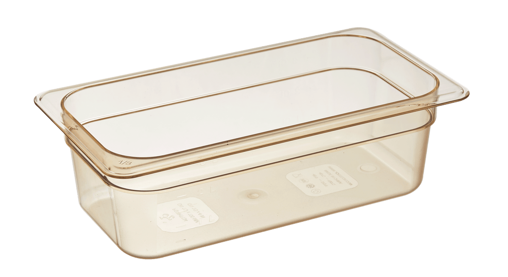 PAN GN1/3 HIGH TEMP NSF – Flat Bottom GN Pan -40°C to 190°C 4 Depths