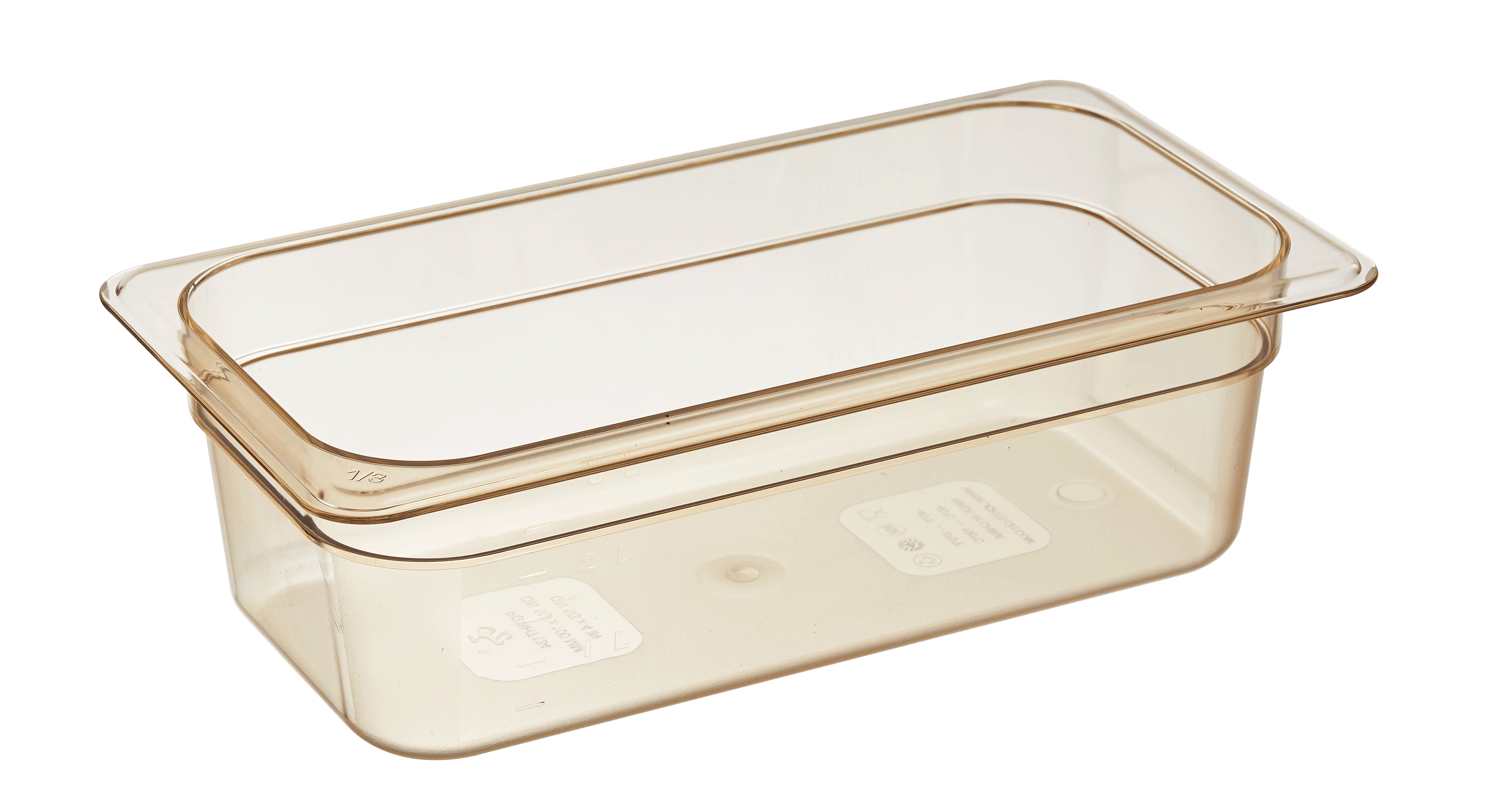 PAN GN1/3 HIGH TEMP NSF – Flat Bottom GN Pan -40°C to 190°C 4 Depths