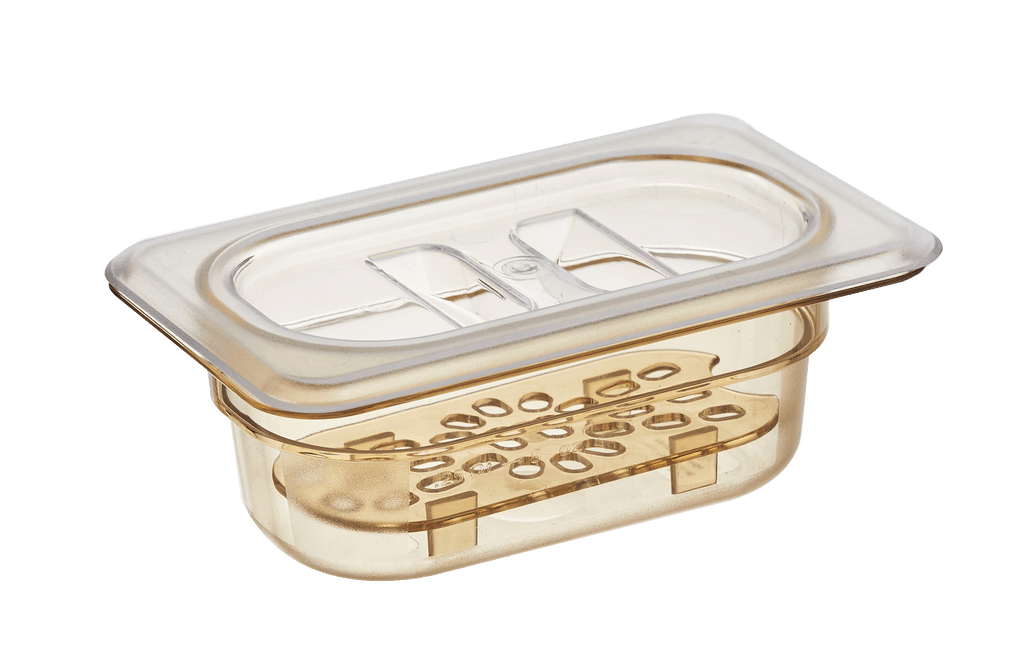 PAN GN1/9 HIGH TEMP – NSF Certified Flat Bottom GN Pan -40°C to 190°C 3 Depths