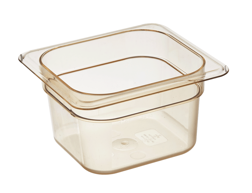 PAN GN1/6 HIGH TEMP – NSF Certified Flat Bottom GN Pan -40°C to 190°C 3 Depths