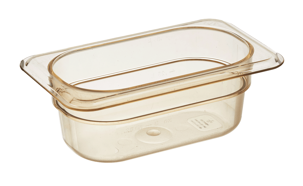 PAN GN1/9 HIGH TEMP – NSF Certified Flat Bottom GN Pan -40°C to 190°C 3 Depths