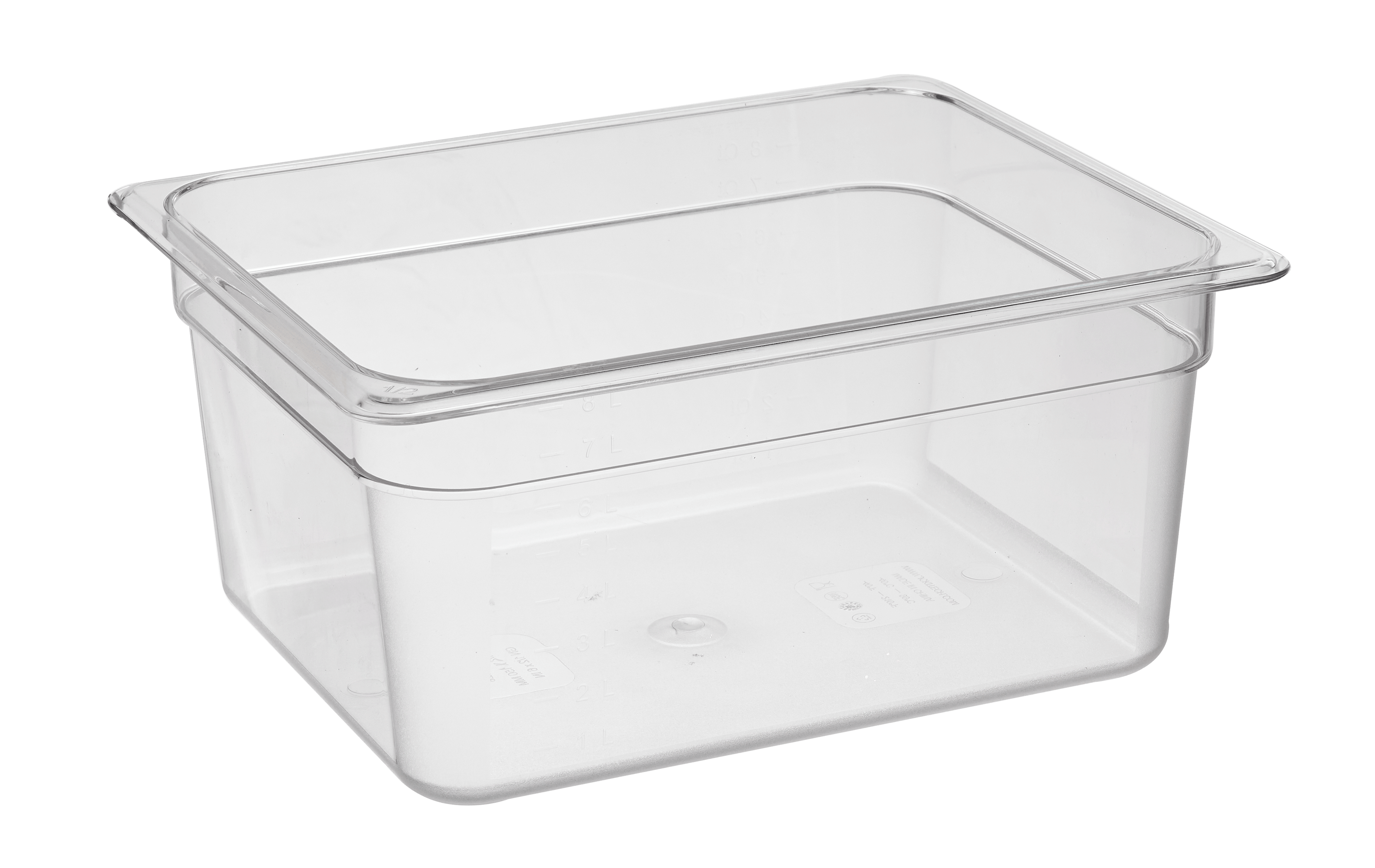 PAN GN1/2 AMB TEMP – PC Polycarbonate GN Pan NSF Certified 4 Depths