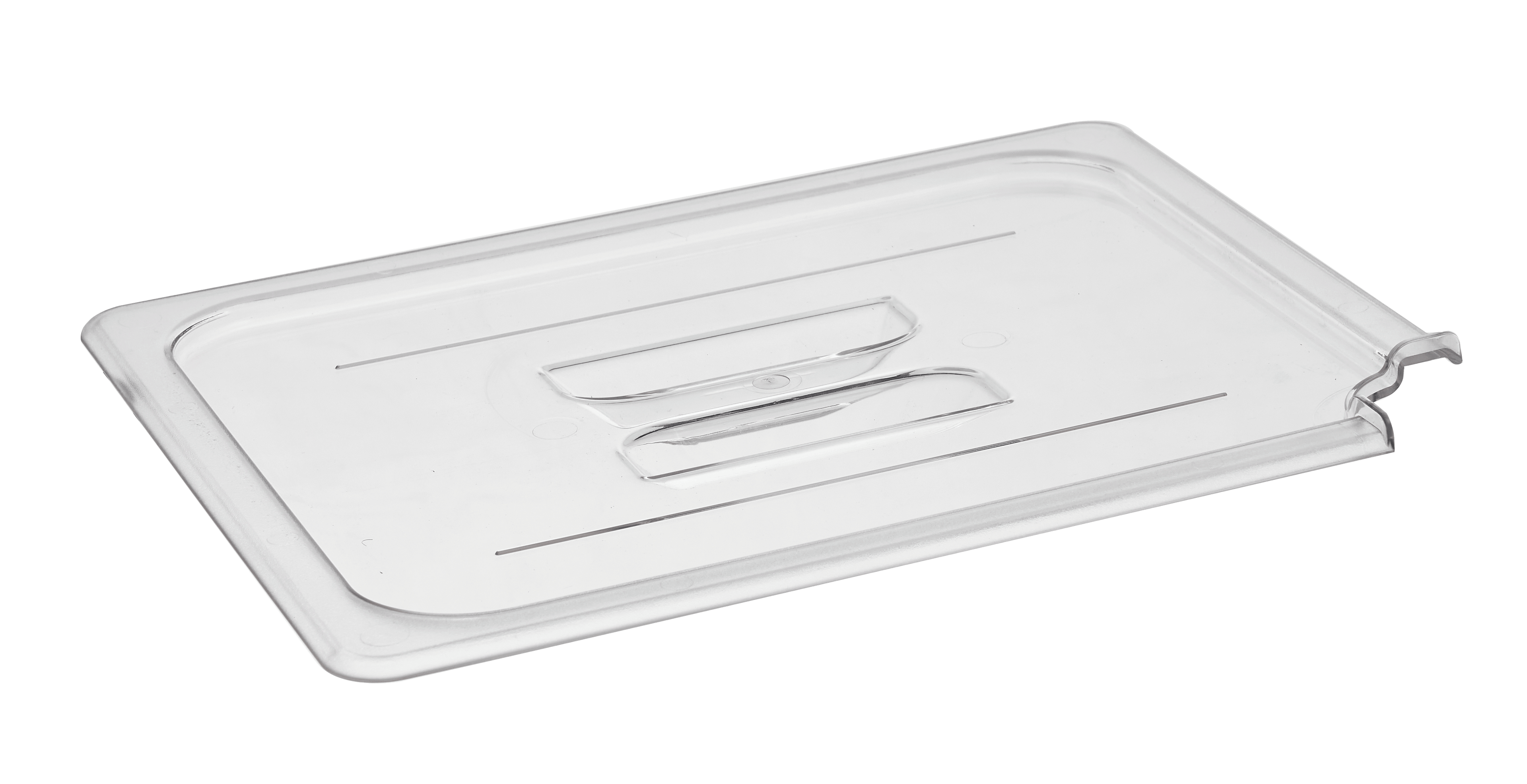 LID GN1/2 AMB TEMP Notched NSF – Polycarbonate Lid GN1/2 -40°C to 99°C