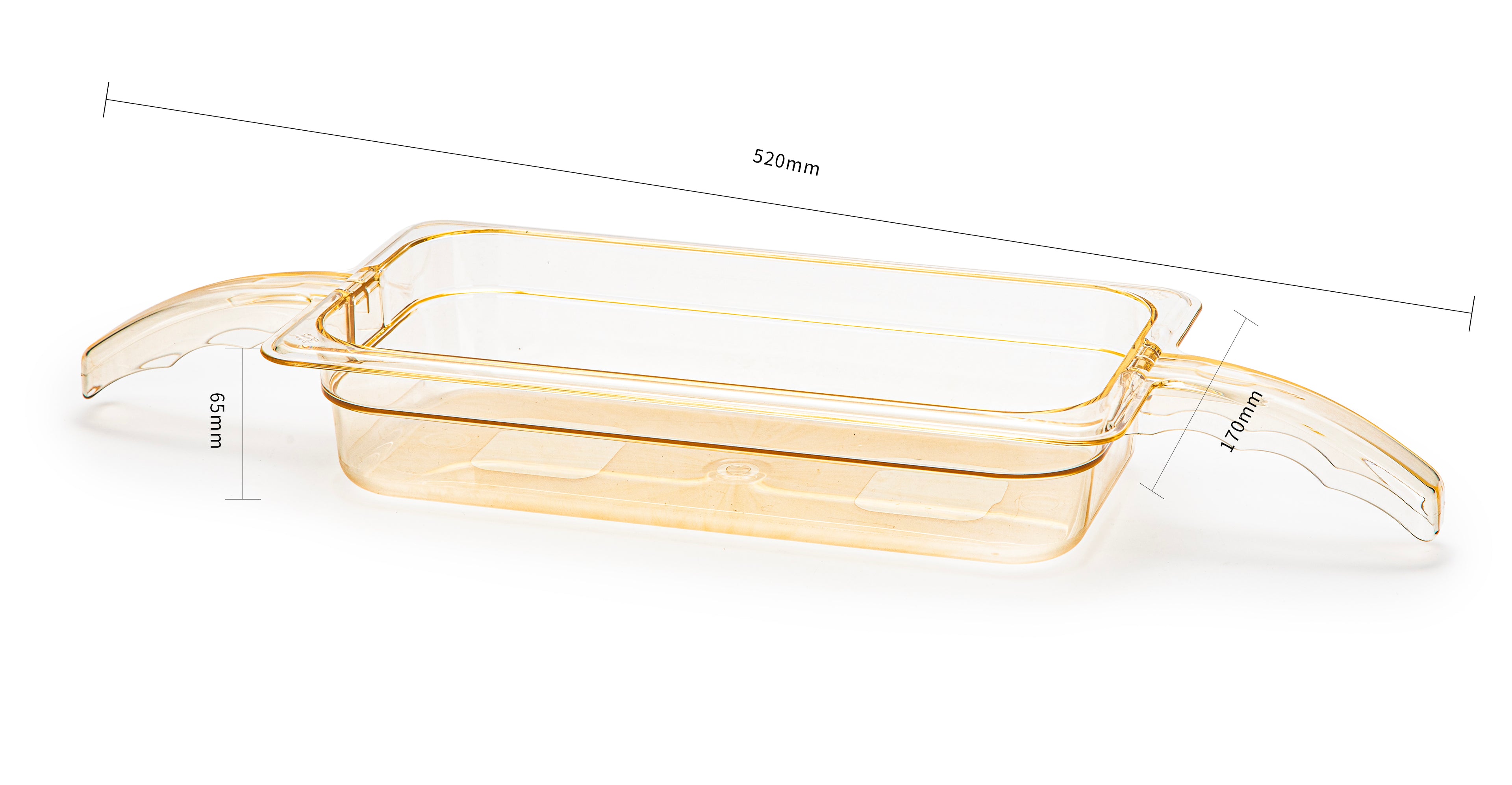 PAN GN1/3 High Temp – NSF Certified Food Pan with 2 Handles -40°C to 190°C