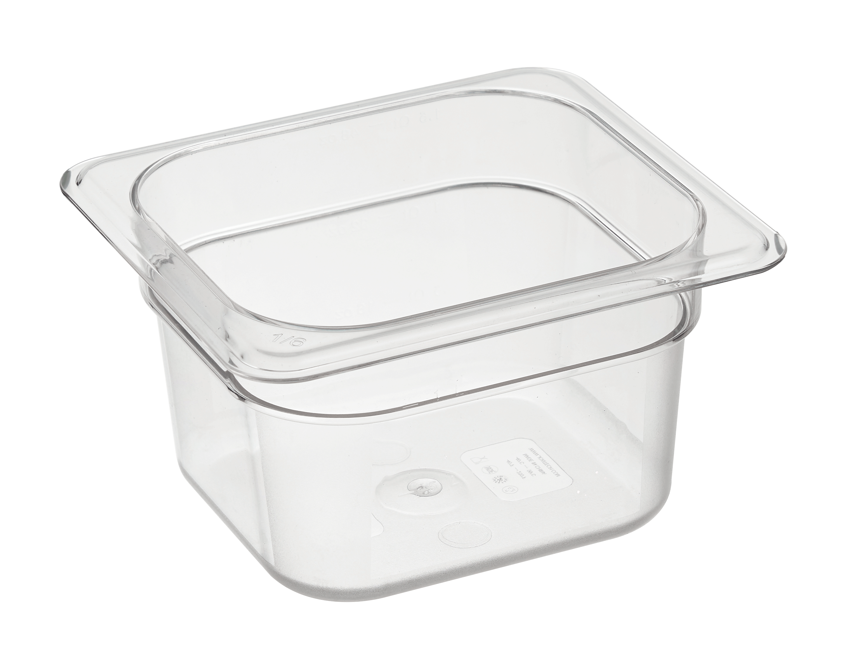 PAN GN1/6 AMB TEMP – NSF Certified Polycarbonate GN Pan 3 Depths