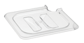 LID GN1/6 AMB TEMP Notched – NSF Certified Polycarbonate Lid w/ Cutout