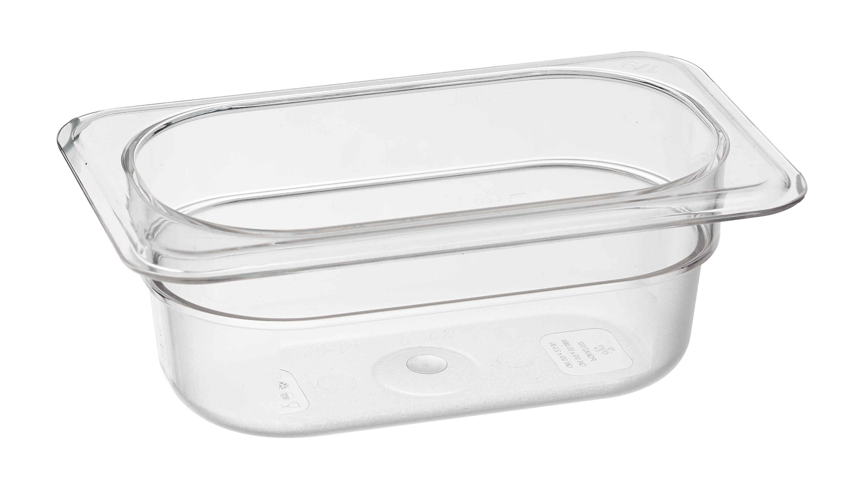 PAN GN1/9 AMB TEMP – NSF Certified Polycarbonate GN Pan 3 Depths