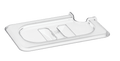 LID GN1/9 AMB TEMP Notched – NSF Certified Polycarbonate Lid w/ Cutout