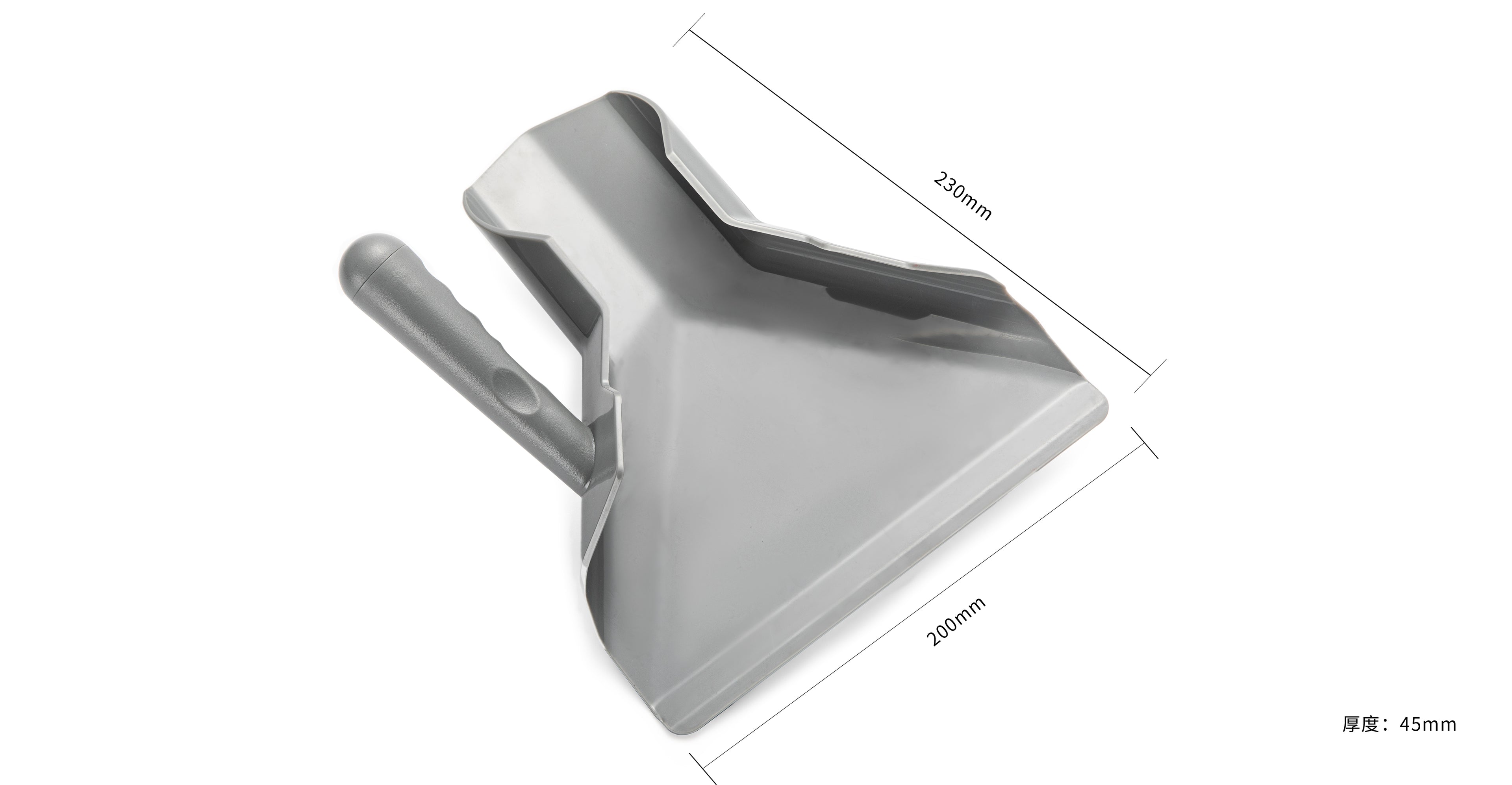 FRIES SCRAPER Single Handle – NSF Certified French Fry Scoop 230×200×45mm