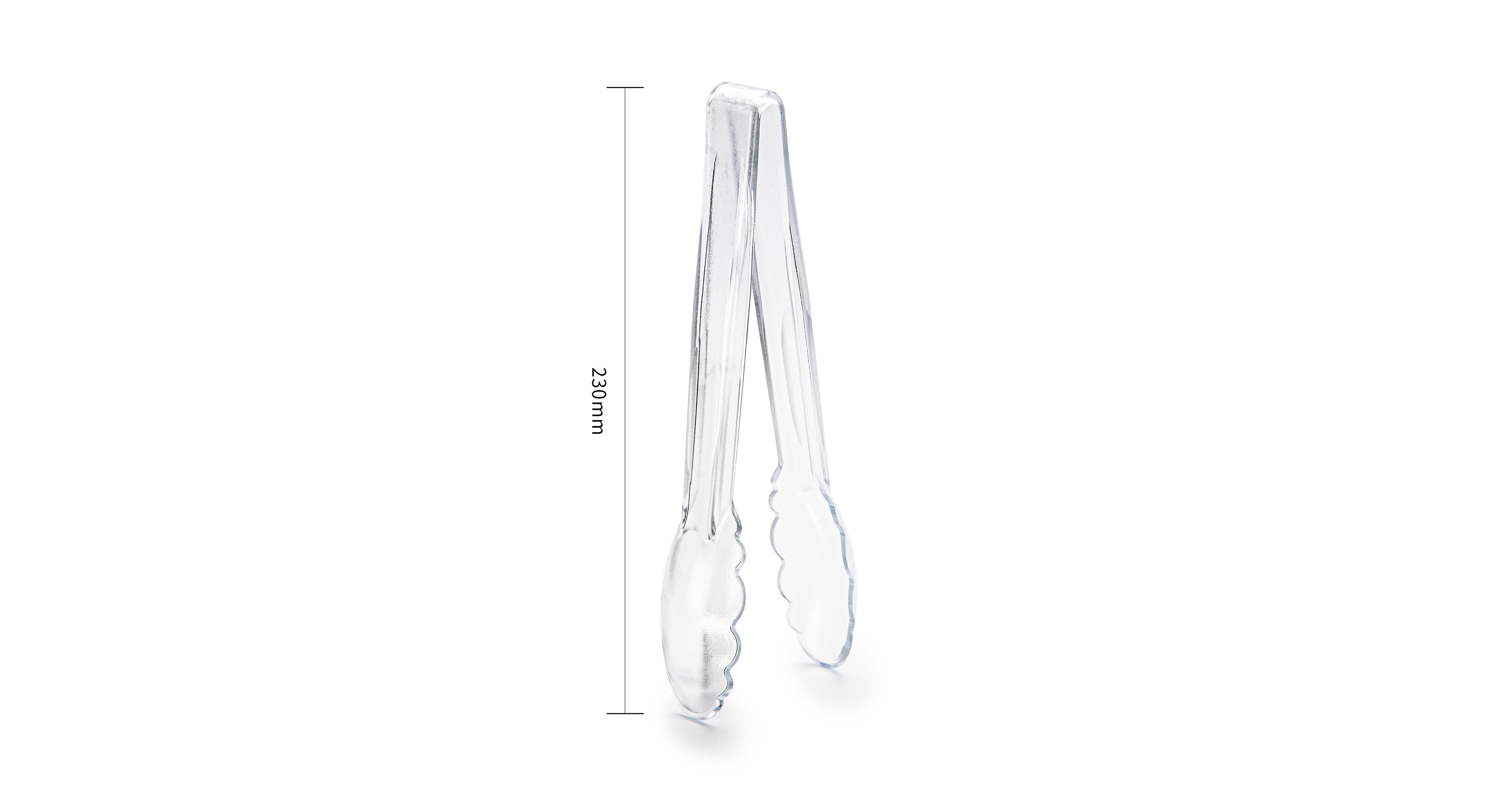 PLASTIC FOOD TONG – Restaurant Buffet Serving Tongs 12" 9" 6" – 3 Sizes