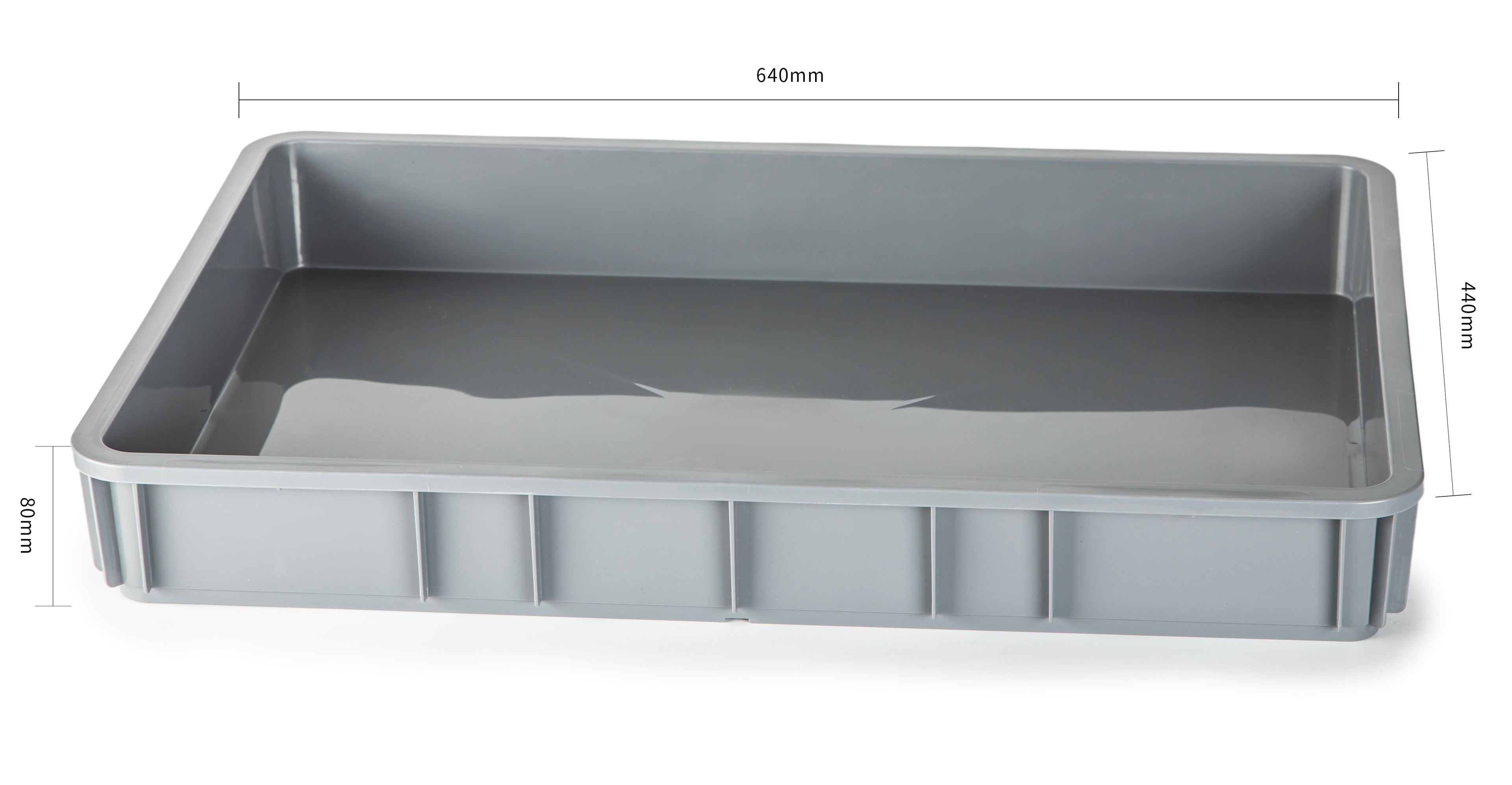 NSF certified dough container 640x440x80mm for commercial bakery