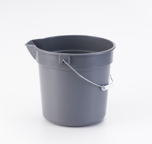 10L NSF certified grey food grade bucket for commercial kitchen use