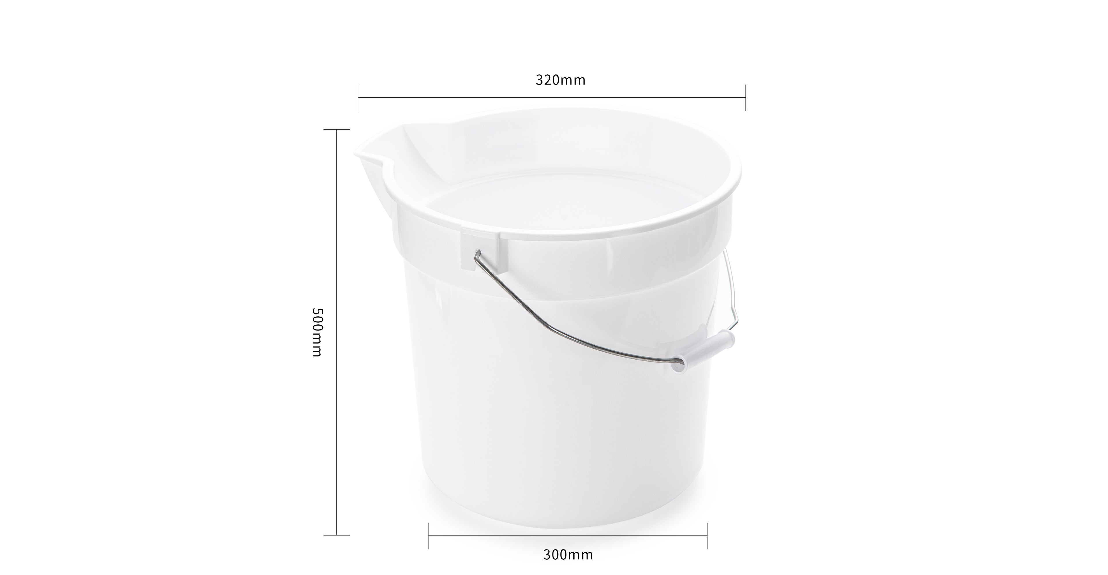 10L NSF certified grey food grade bucket for commercial kitchen use